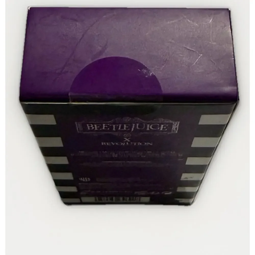 Beetlejuice x Revolution Adam Eyeliner Pot Black Cream Eyeliner 8g Goth NEW